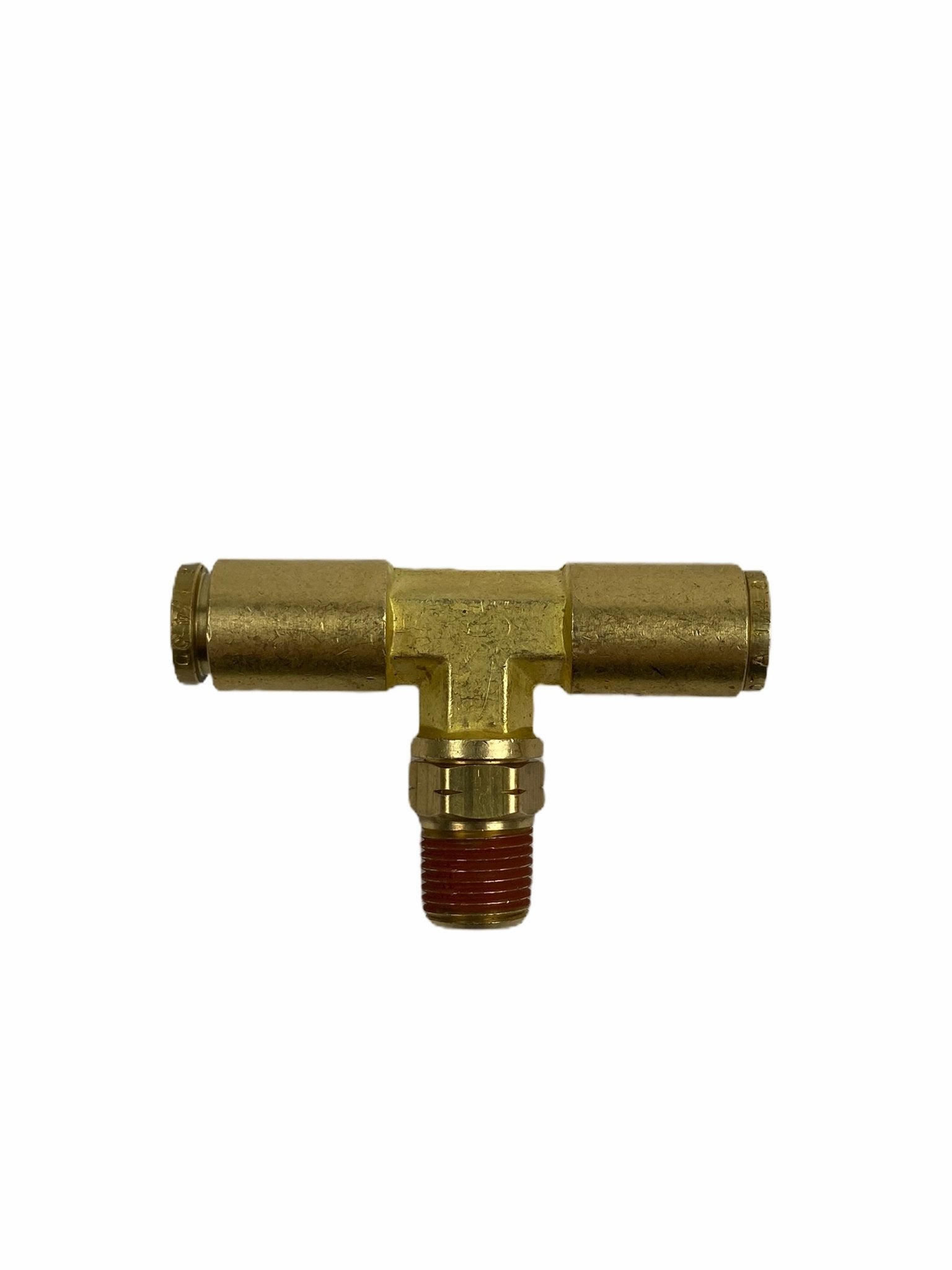 1/4 Tube x 1/8 Pipe DOT Swivel Branch Tee