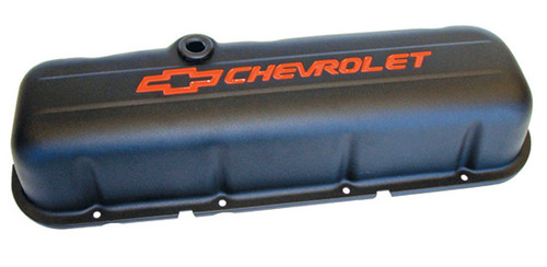 Proform 141-813 Big Block Chevy Stamped Steel Tall Chrome Valve Covers - Pair