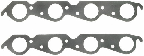 FelPro 1411 Header Gaskets - Big Block Chevy - Round Port - 1.940" Port - Pair