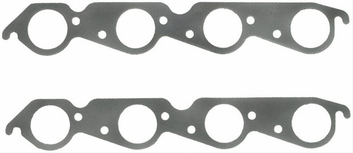 FelPro 1412 Header Gaskets - Big Block Chevy - Round Port - 2.130" Port - Pair