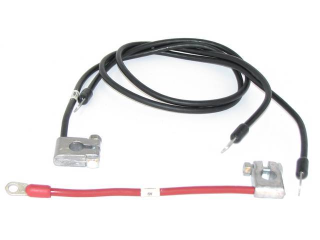 Battery Cable Set, Economy Style, 6 Cylinder