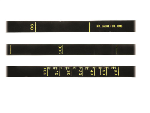 Mr Gasket 1593 Precision Timing Tape