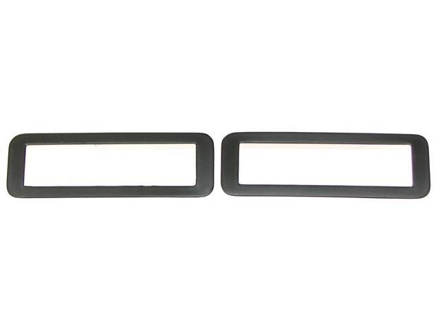 Front Fender Side Marker Light Bezels