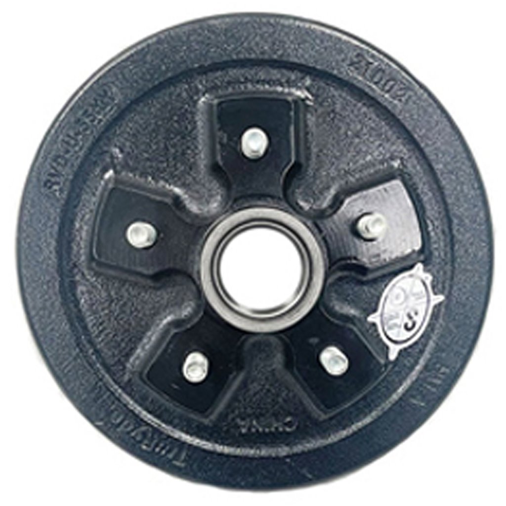 TruRyde 5-4.75" Bolt Circle 10" Trailer Hub/Drum for a 3,500 lbs. Trailer Axle - RVD-U-5475