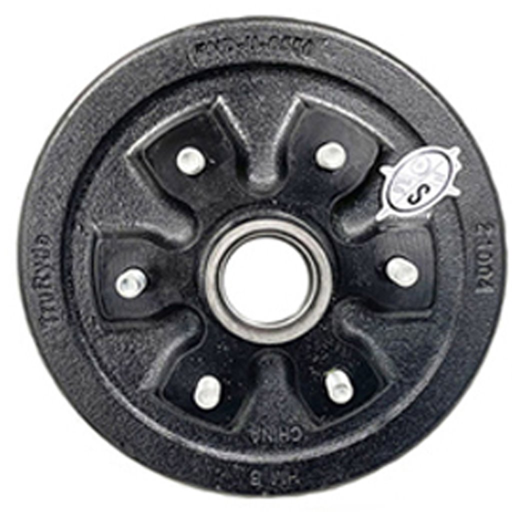 TruRyde 6-5.5" Bolt Circle 10" Trailer Hub/Drum for a 3,500 lbs. Trailer Axle - RVD-U-6550
