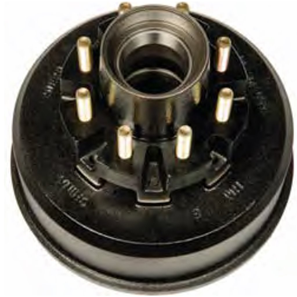 TruRyde 8-6.5" Bolt Circle 5/8" Studs Oil Trailer Drum for a 10,000 lbs. Trailer Axle - RVD-10K-865-580