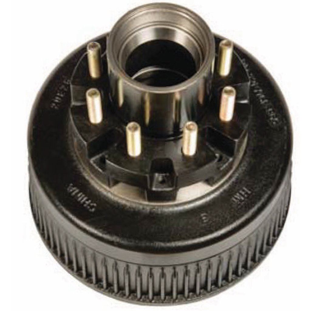 TruRyde 8-6.5" Bolt Circle 5/8" Studs Oil Trailer Drum for a 12,000 lbs. Trailer Axle - RVD-12K-865-580