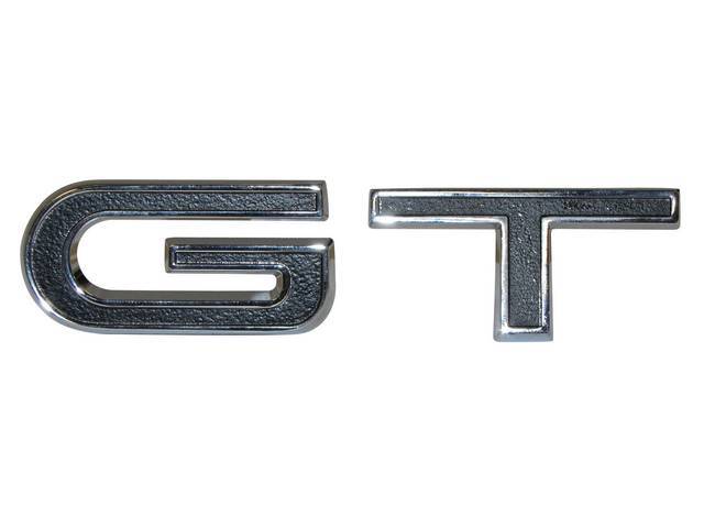 Front Fender Extension Emblem, GT