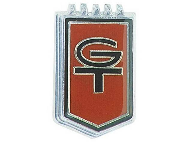 Fender Emblem, GT, Plastic