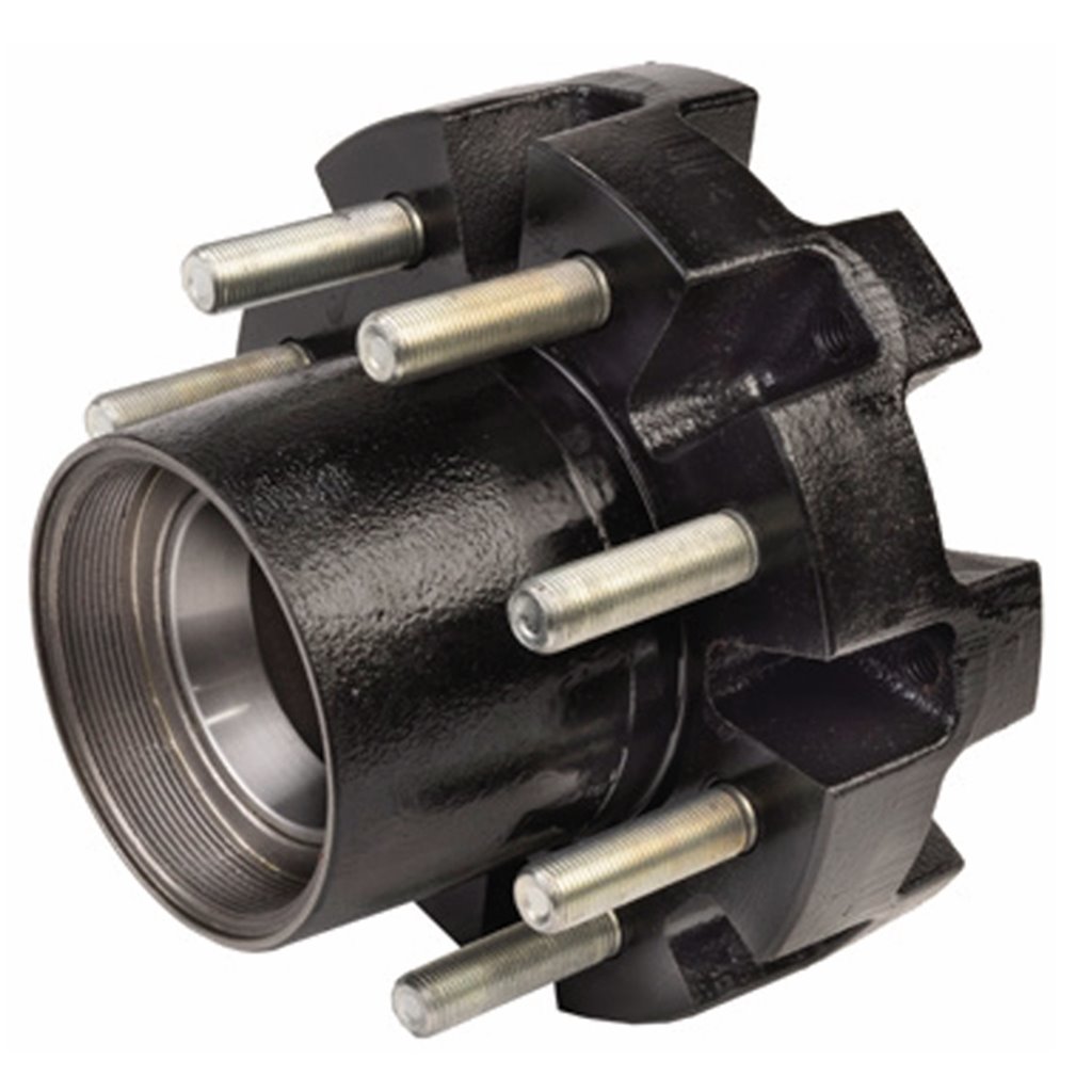 TruRyde 8-6.5" Trailer Hub with 5/8" Studs for a 10,000 lbs. Trailer Axle - RVI-10K-865-580