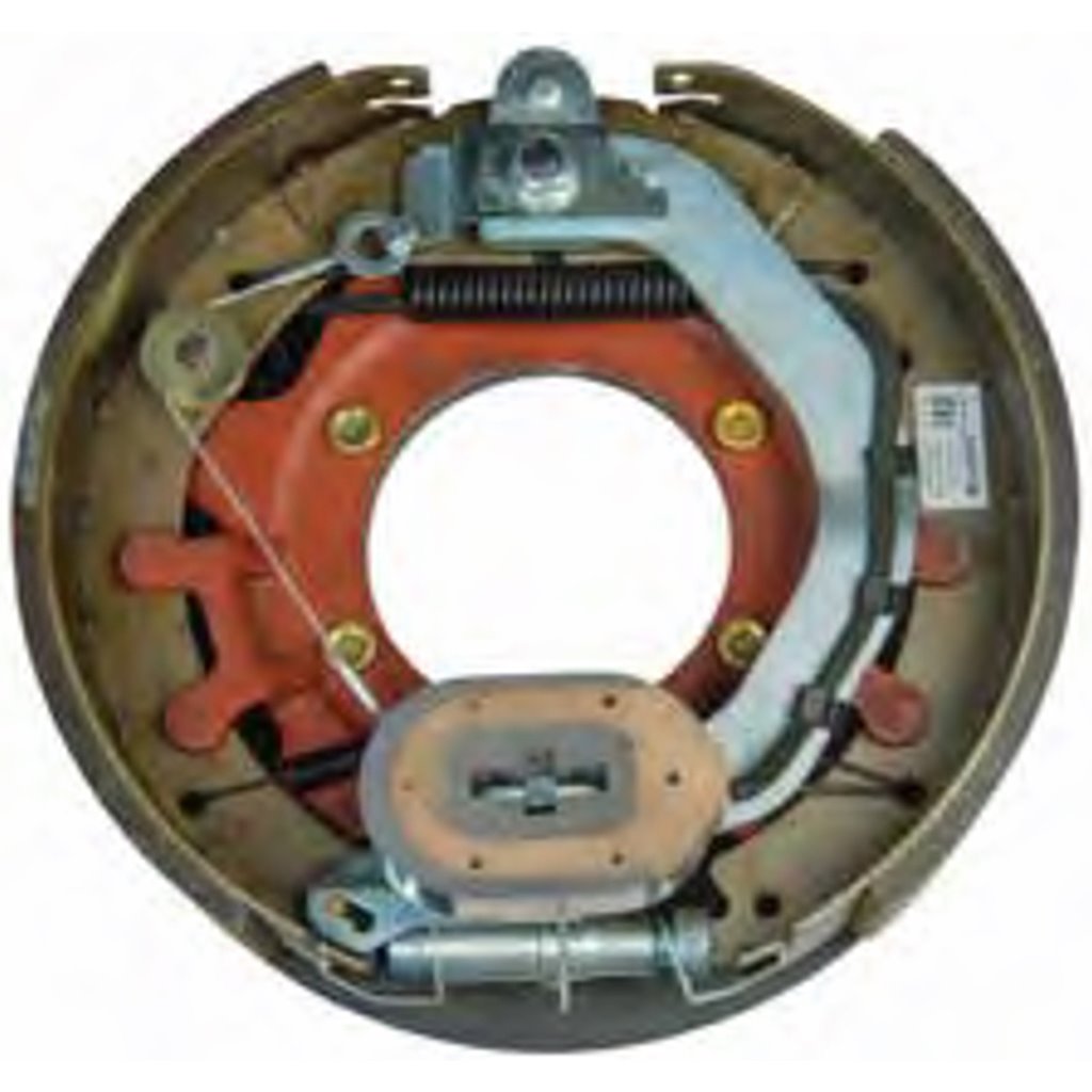 TruRyde 12-1/4" x 3-3/8" Right hand Self-Adjusting Electric Brake assembly for 10K Rockwell, Quality, & Lippert Trailer Axles - BK-10KEQ-02