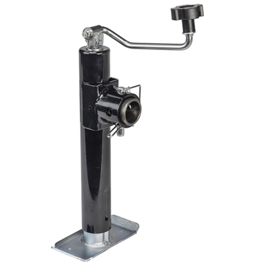 TruRyde 2,000 lbs. 10" Travel Top Wind Tube Mount Trailer Jack - TR-JTWT2K-10