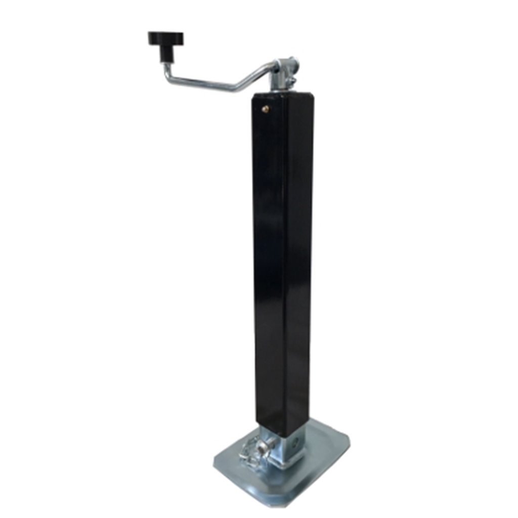 TruRyde 8,000 lbs. Top Wind Weld on Square Tube Drop Leg Trailer Jack - TR-JTWD7K-15