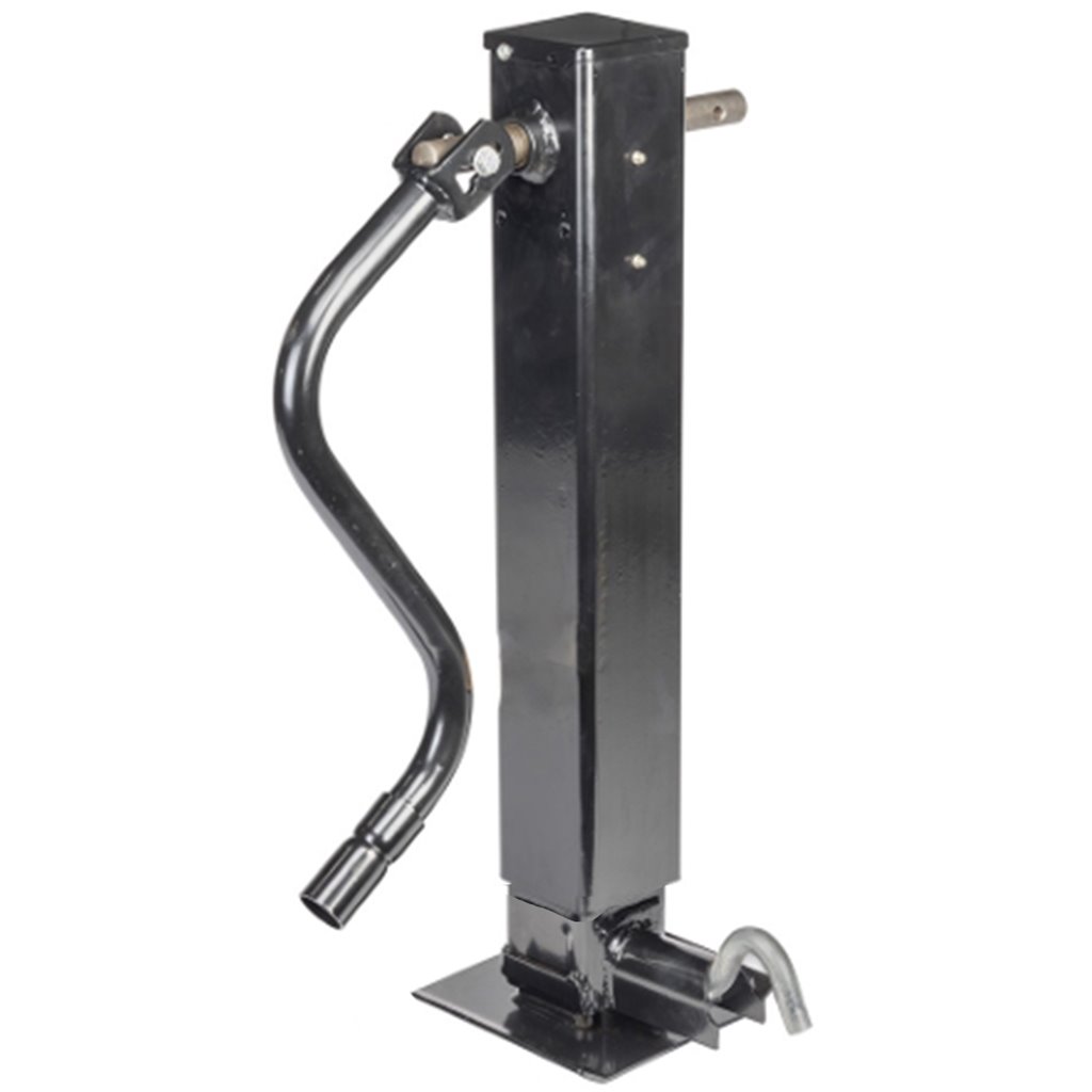 TruRyde 12,000 lbs. Heavy Duty Side Wind Front Pull Square Tube Jack - TR-JSWD12K-FP
