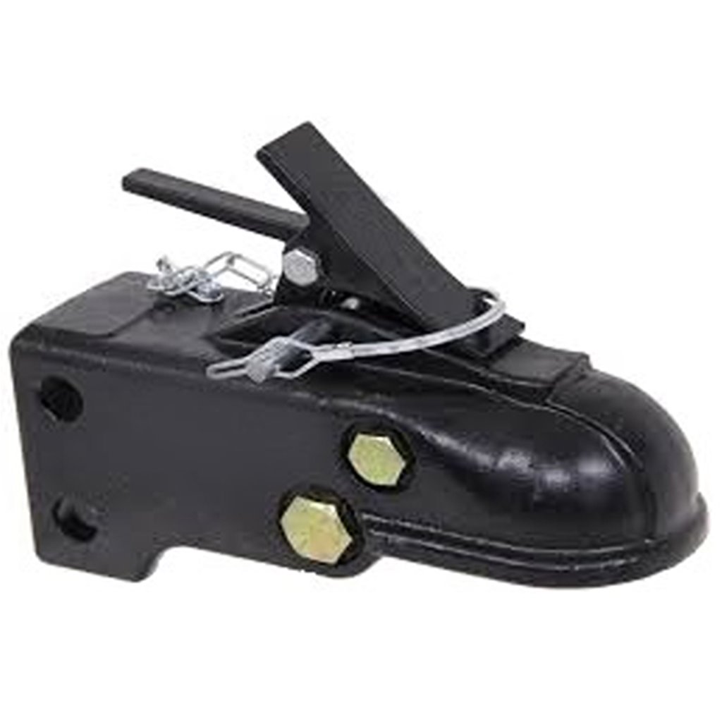 TruRyde 2-5/16" Adjustable-Top Lever Latch 15,000 lbs. Capacity Coupler - TR-CCA15K-2.31