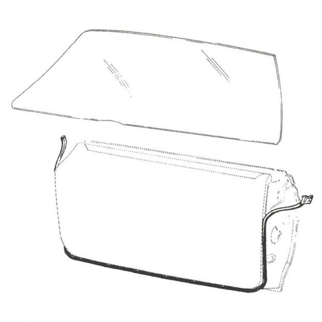 Dennis Carpenter Door Seal Kit - Hardtop & Convertible - 1969-72 Ford Galaxie C9AZ-6320530-PR