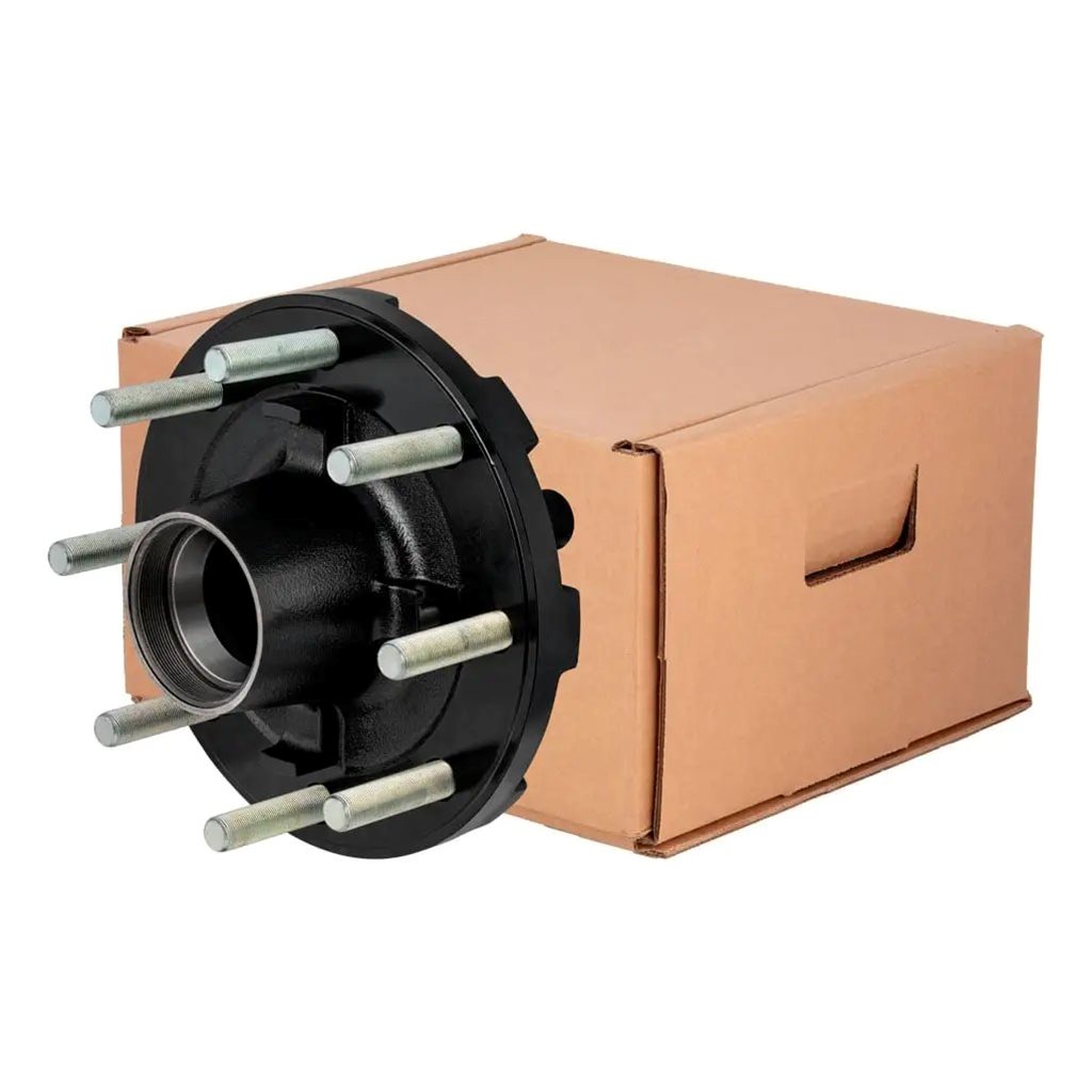 Lippert Standard Threaded Idler Hub Assembly w/ Races & Wheel Studs, 16,000-lb. Axles - 2024029115
