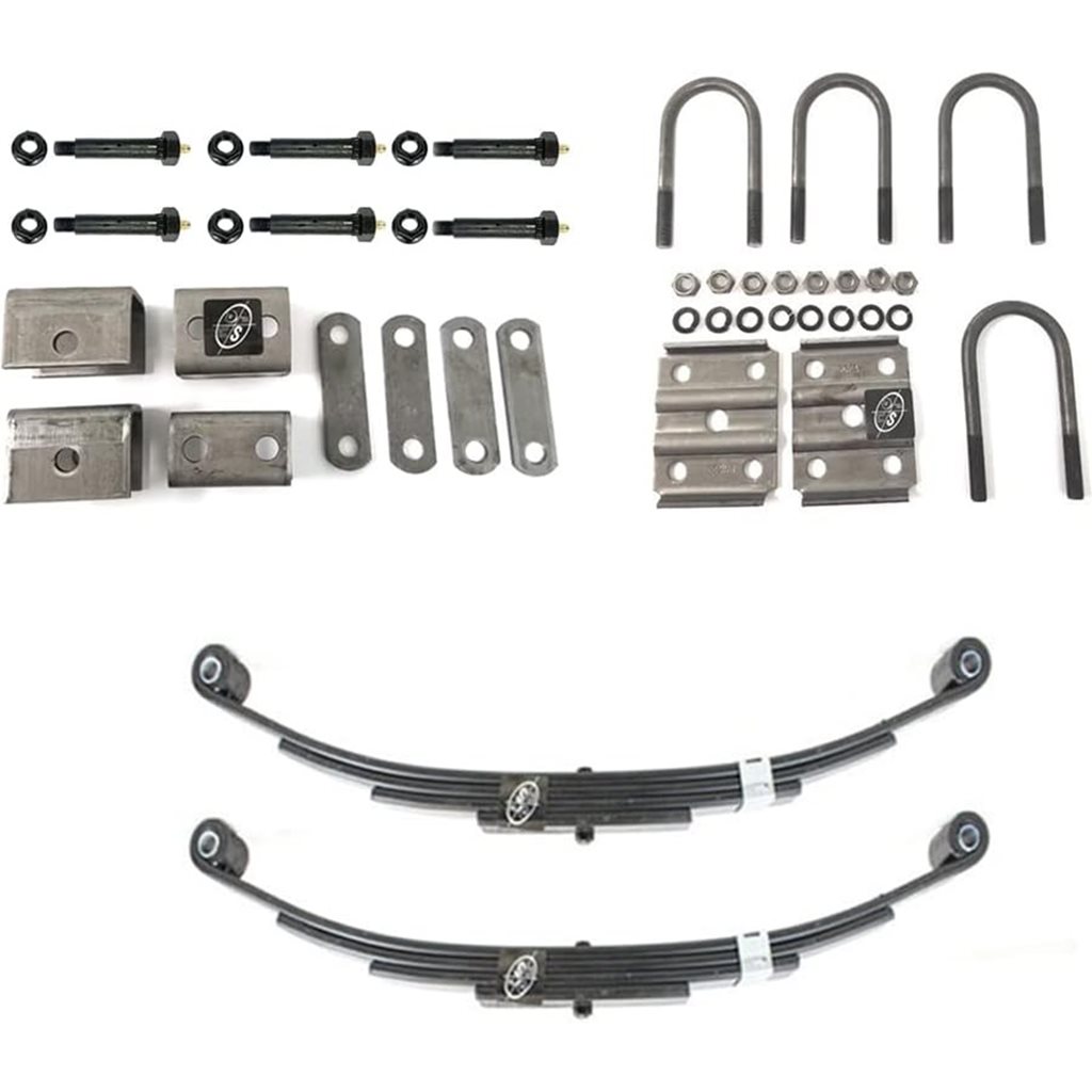 Southwest Wheel USA Made 3,500 lbs. Greaseable Single Trailer Axle Suspension Kit - HDWB3500-KIT-SINGLE-USA