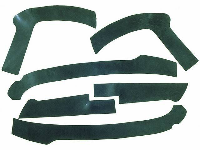 Front Fender Splash Shield Rubber Seal Kit