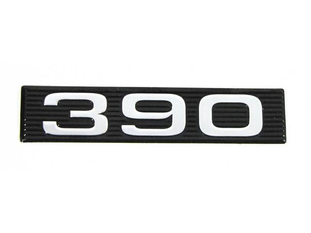 Hood Scoop Emblem Insert, 390