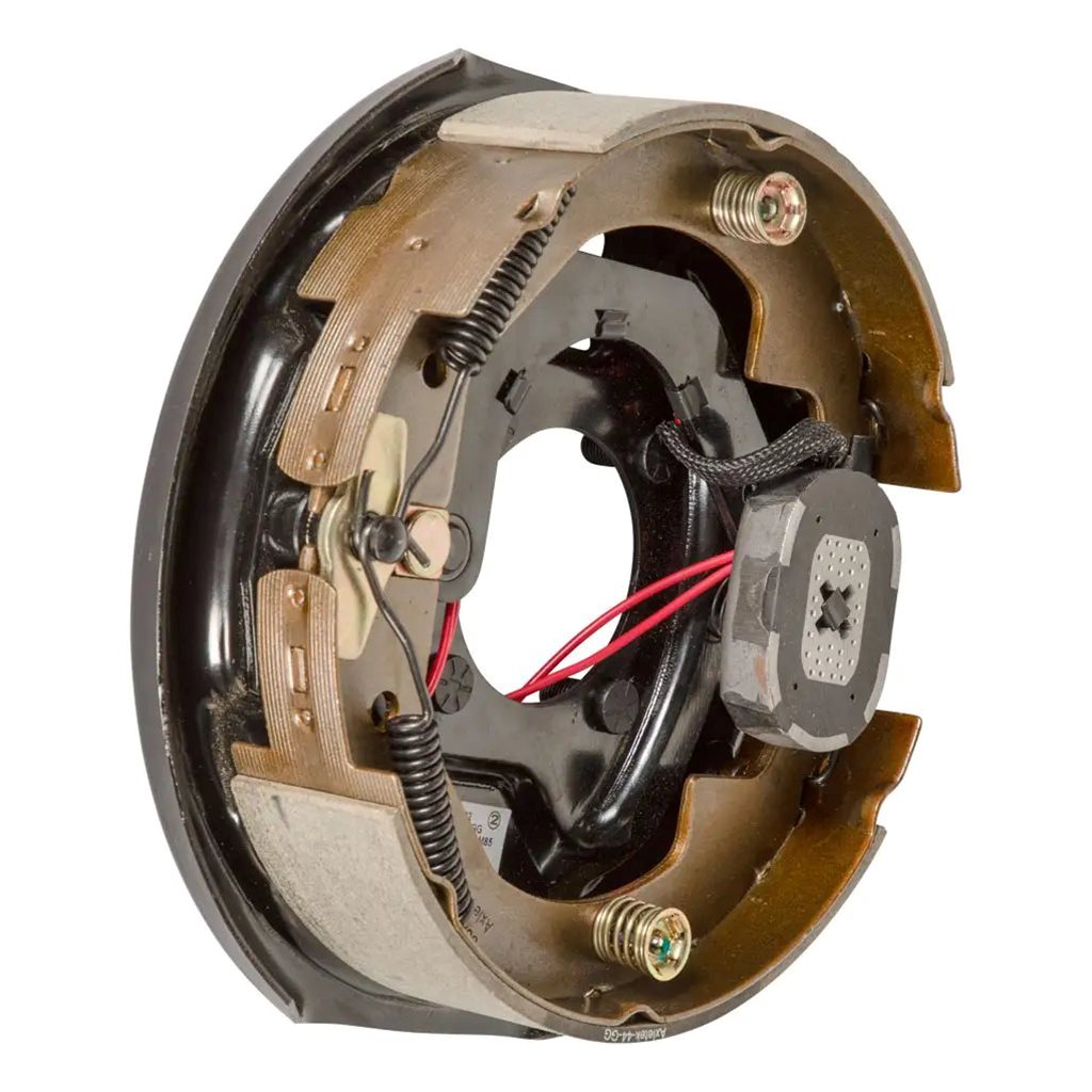 Lippert Electric Trailer Brake Assembly, 10" x 2-1/4", 4 Bolt, 4,400-lb. Axles, Right - 2024028245