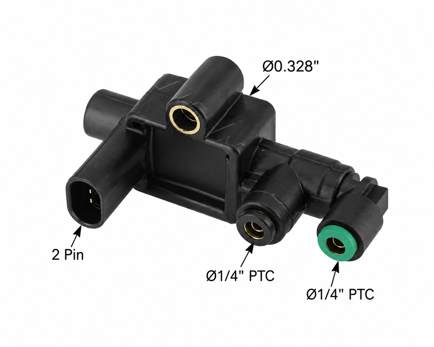 173.1108GT - Solenoid 3-Way NC GT