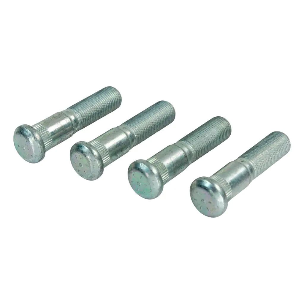 Lippert Trailer Axle Wheel Stud, 0.689" Knurl, 5/8"-18 Thread, 2-3/4" Length, 4 Pack - 2024055283
