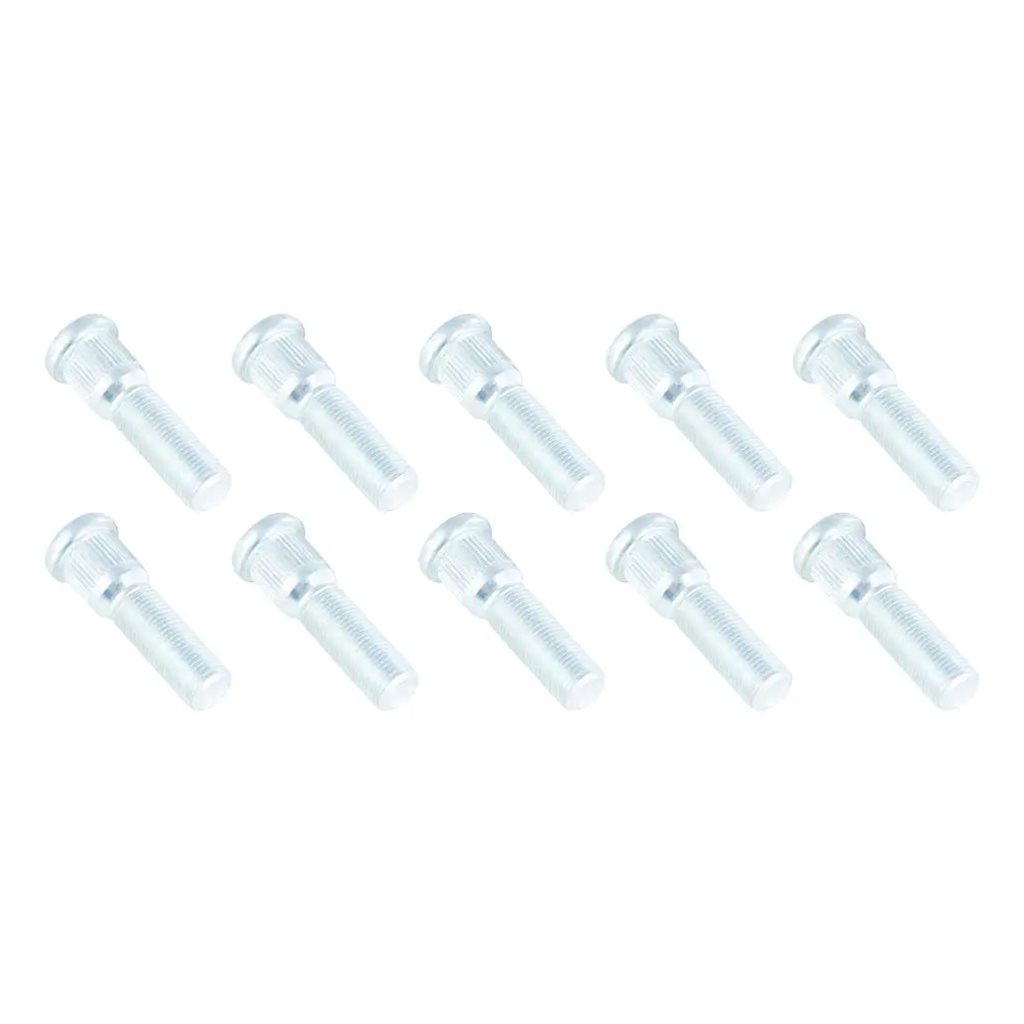 Lippert Axle Wheel Stud, 0.617" Knurl, 1/2"-20 Thread, 2" Shoulder Length, 10 Pack - 2025027413