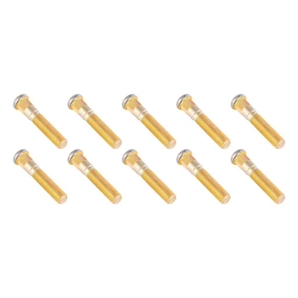 Lippert Axle Wheel Stud, 0.689" Knurl, 5/8"-18 Thread, 3-7/16" Shoulder Length, 10 Pack - 2025027411