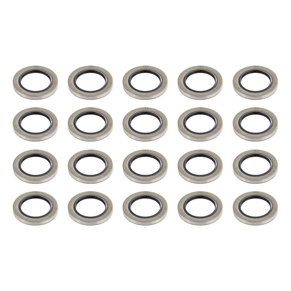 Lippert Double Lip Grease Seal, 5,200-8,000-lb. Axle, 2.25" Spindle Shaft Diam., 20 Pack - 2025047572