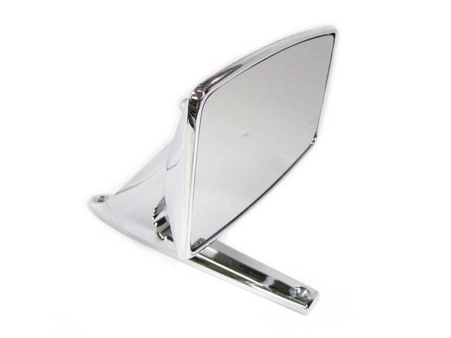 Outside Rearview Mirror, Manual, Rectangular Head