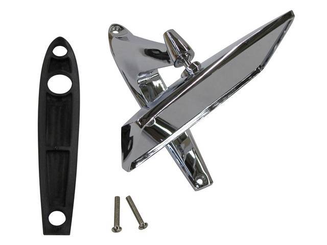Outside Rearview Mirror, Rectangular Head, Manual
