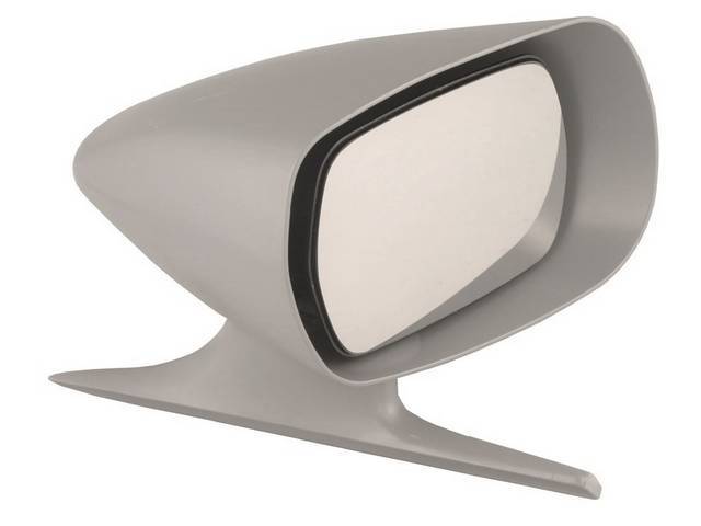 Outside Rearview Mirror, Racing Style, RH, Manual Control