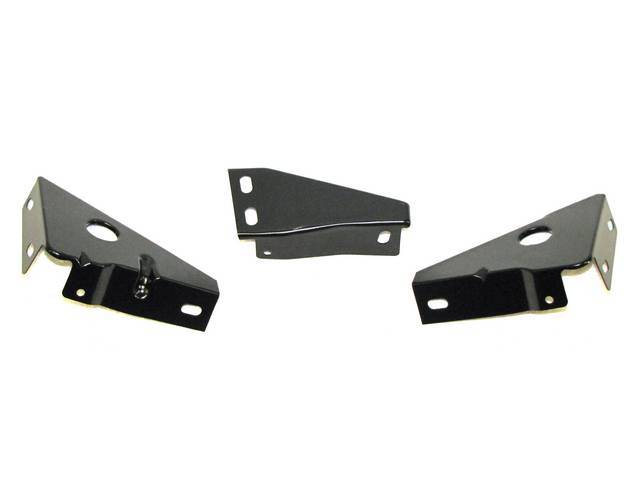 Front Bumper Stone Deflector Support Brace Set