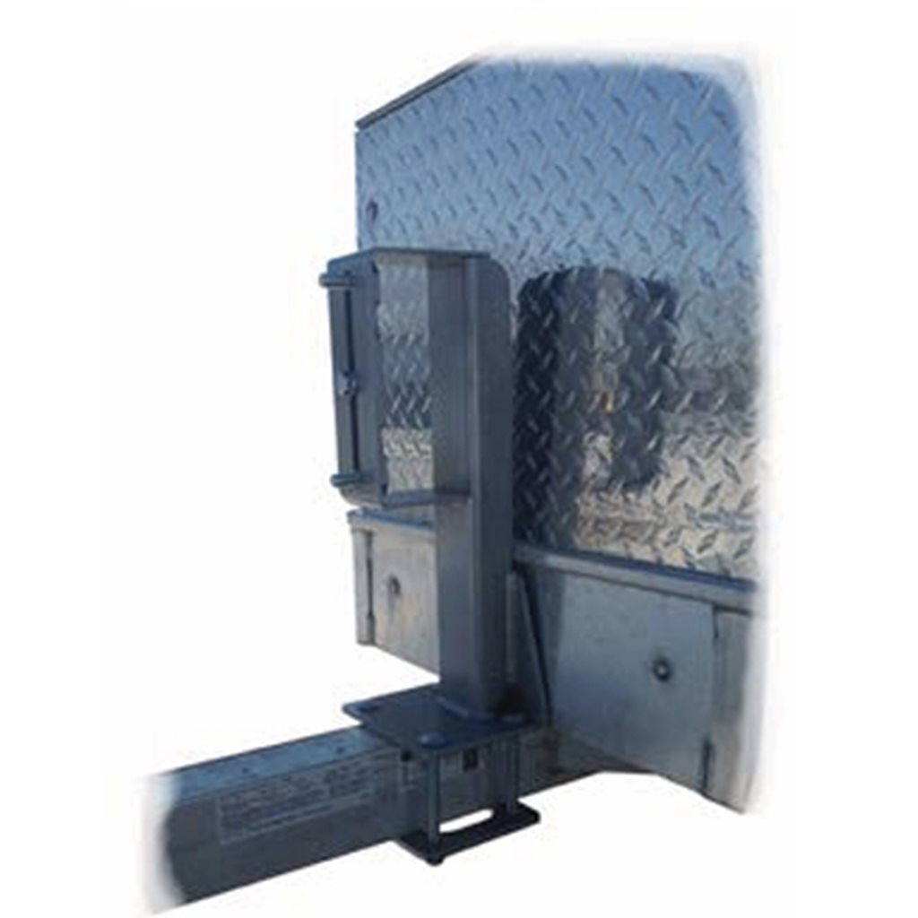 Demco Black Vertical Stake Tongue Mounted Spare Tire Carrier - 15851-72