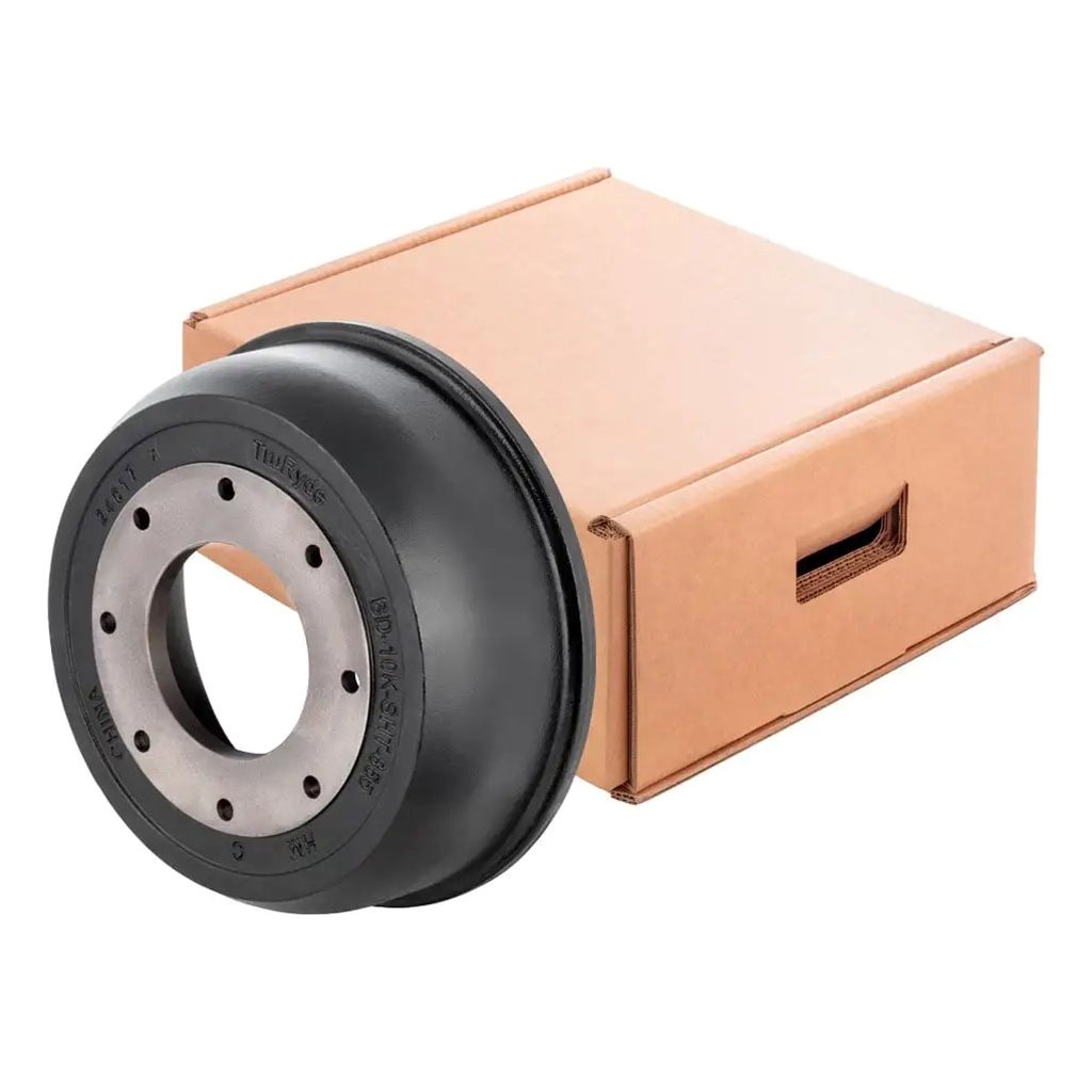 Lippert Short Trailer Brake Drum, 10,000-lb. Axles, 12-1/4" Brake Size, 3-3/8" Width - 2025013491