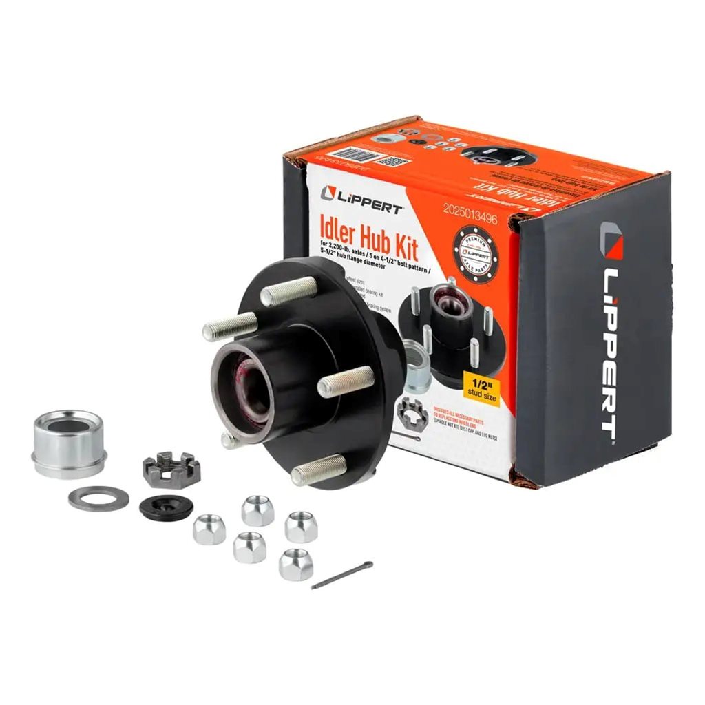 Lippert Idler Hub Complete Kit with Installed Bearings, 2,200-lb. Axles - 2025013496