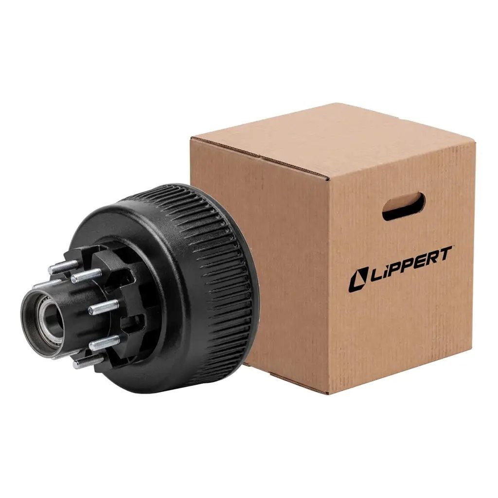 Lippert 12-1/4" Threaded Hub with Installed Bearing Kit, 12,000-lb. Axles - 2025048467