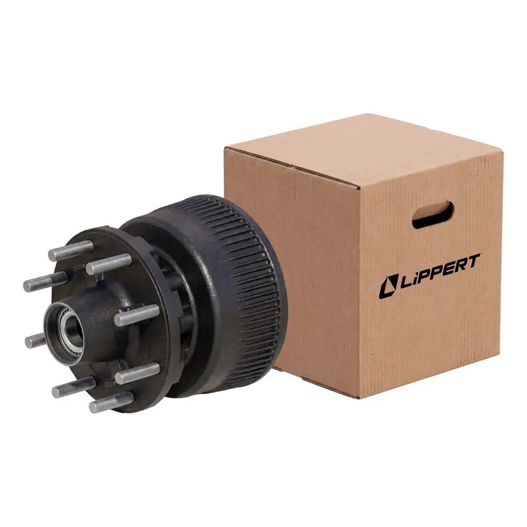 Lippert 12-1/4" Threaded Hub with Installed Bearing Kit, 16,000-lb. Axles - 2025048503
