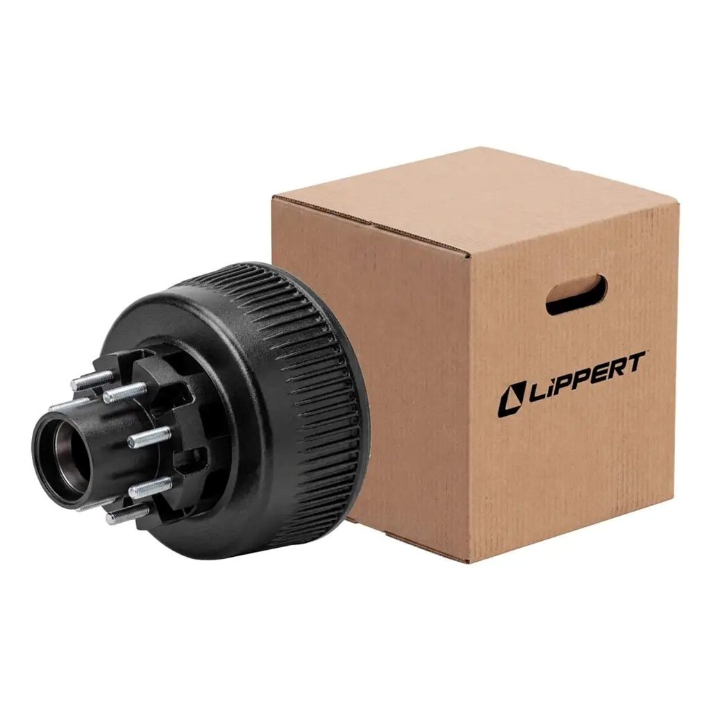Lippert ABS 12-1/4" Brake Hub Assembly with Races & Wheel Studs 12,000-lb. Axles - 2025077683