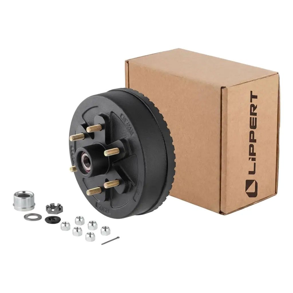 Lippert ABS 10" Brake Hub Complete Kit with Installed Bearing, 4,400-lb. Axles - 2025077656