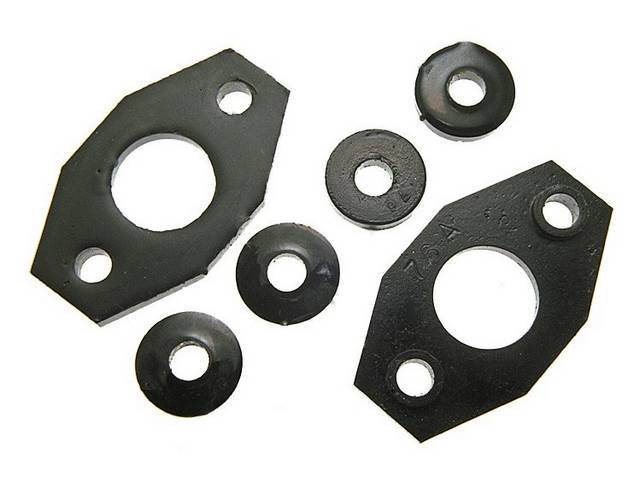 Front Shock Lower Mounting Insulator Set, Polyurethane