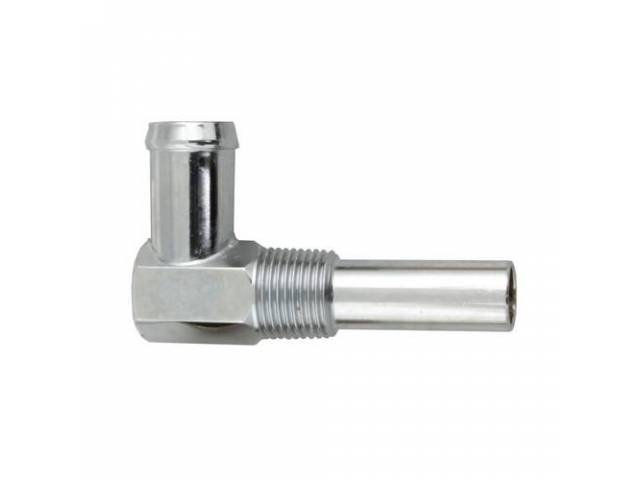 Heater Hose Connection, Chrome