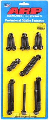 ARP 190-1502 Timing Cover Bolts - Pontiac 301-455 V8 Engines - Black Hex Head