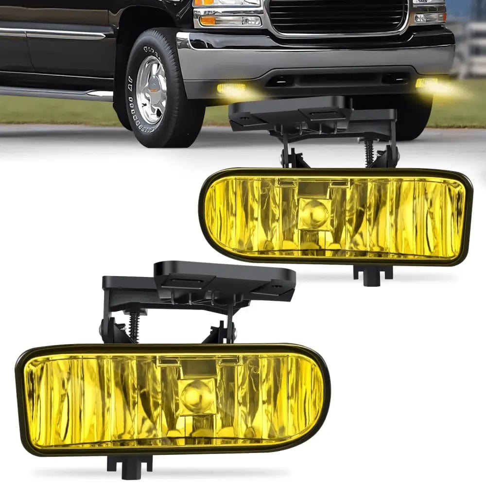 1999 2000 2001 2002 GMC Sierra 1500 2500 2001 2002 Sierra 1500HD 2500HD 3500 2000 2001 2002 2003 2004 2005 2006 Amber Yukon Fog Light Assembly
