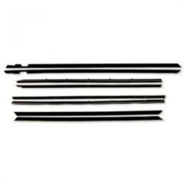 Belt Weatherstrip Kit - Door and Rear Quarter Windows - 8 Pieces - 2 Door Sedan