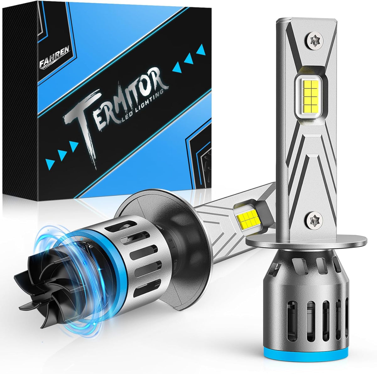FAHREN 2026 Upgrade & Brightest 40000LM H1 Bulbs (2-Pack)