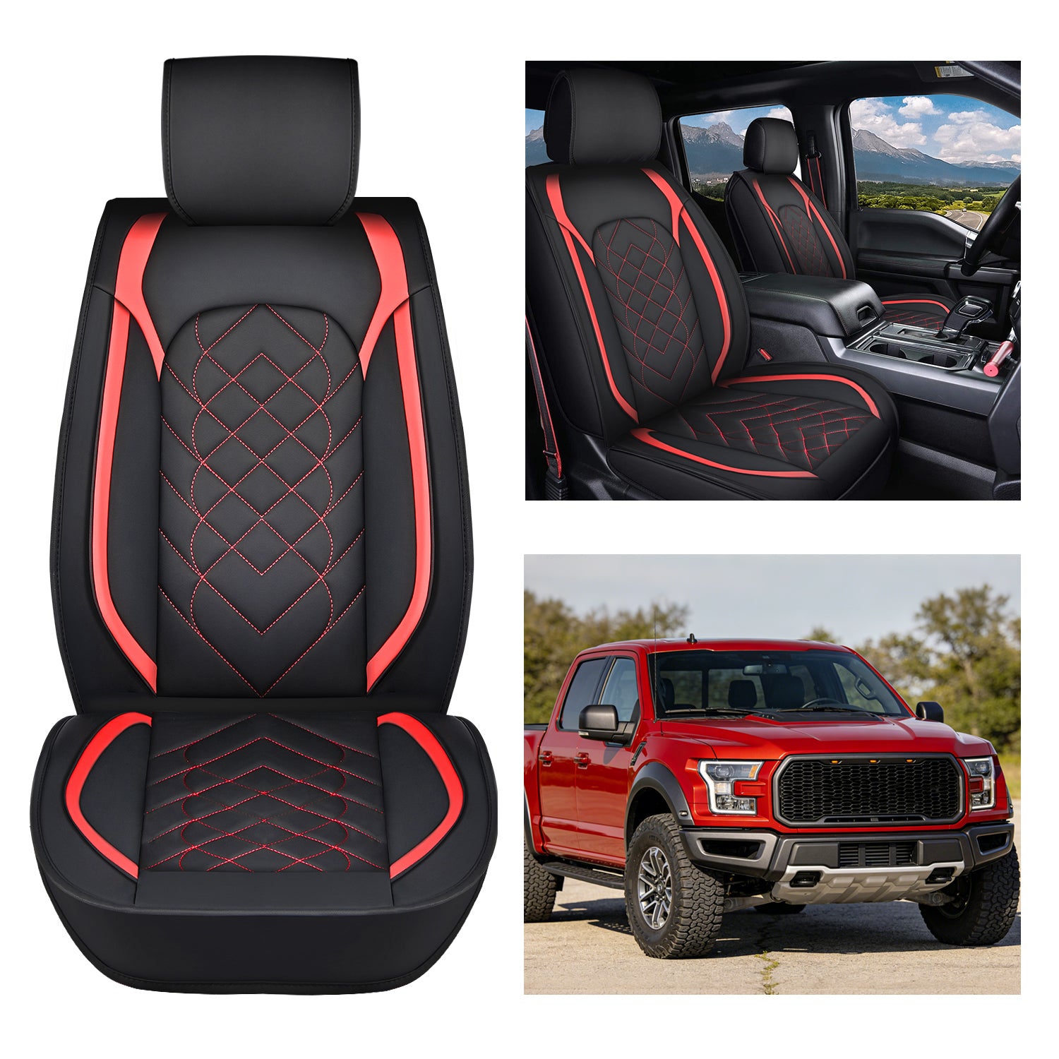 2009 2010 2011 2012 2013 2014 2015 2016 2017 2018 2019 2020 2021 2022 2023 2024 Ford F150 2017 2018 2019 2020 2021 2022 2023 2024 F250 F350 F450 Front Seat Covers