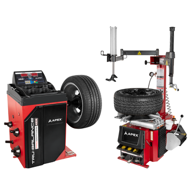 APEX AT26A And AB28 Combo Tire Changer and Wheel Balancer