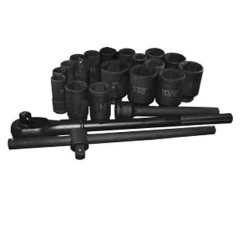 ATD Tools 22 Pc. 3/4" Drive 6 Point SAE Deep Impact Socket Set